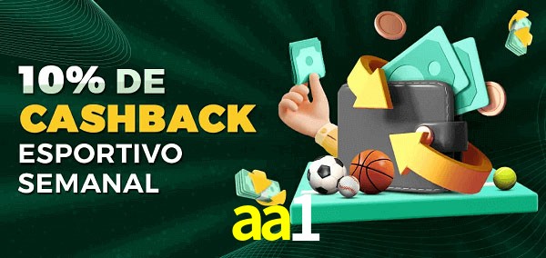 10% de bônus de cashback na aa1